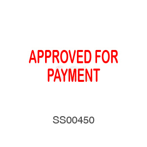 印章Stamp T1232 APPROVED FOR PAYMENT