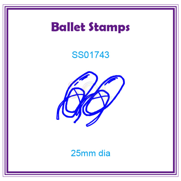 Ballet Stamp 25mm dia