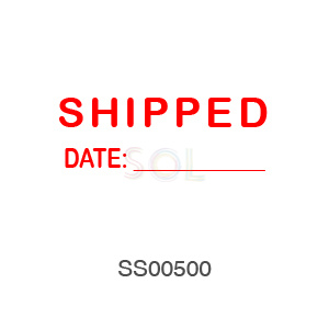 印章Stamp T1232 SHIPPED DATE