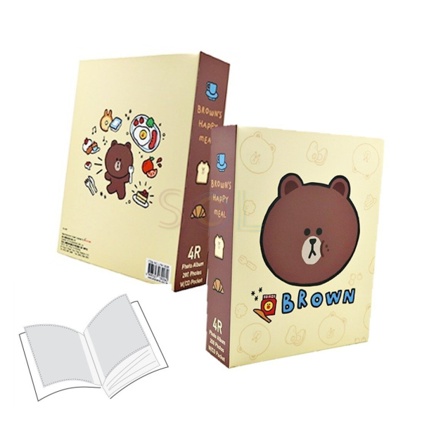 LINE FRIENDS 4R-200 相簿連CD套 BN (2)