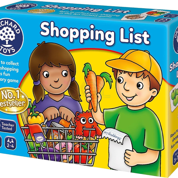 Orchard Toys Shopping List - Educational Memory Game - Age 3-7 - Perfect For Home Learning