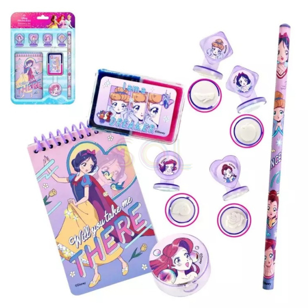 DISNEY Princess Stamps Stationery Set(8P)