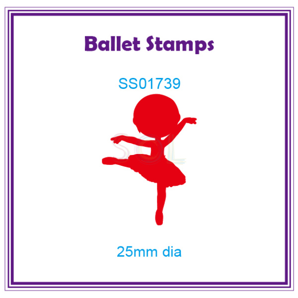 Ballet Stamp 25mm dia