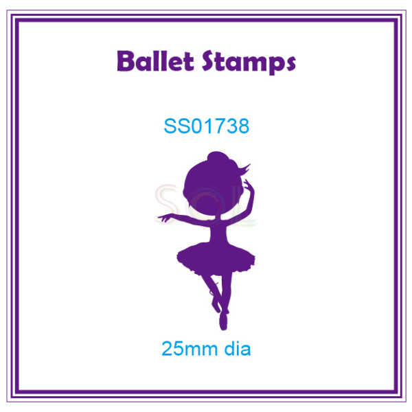 Ballet Stamp 25mm dia