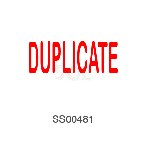 印章Stamp T1232 DUPLICATED