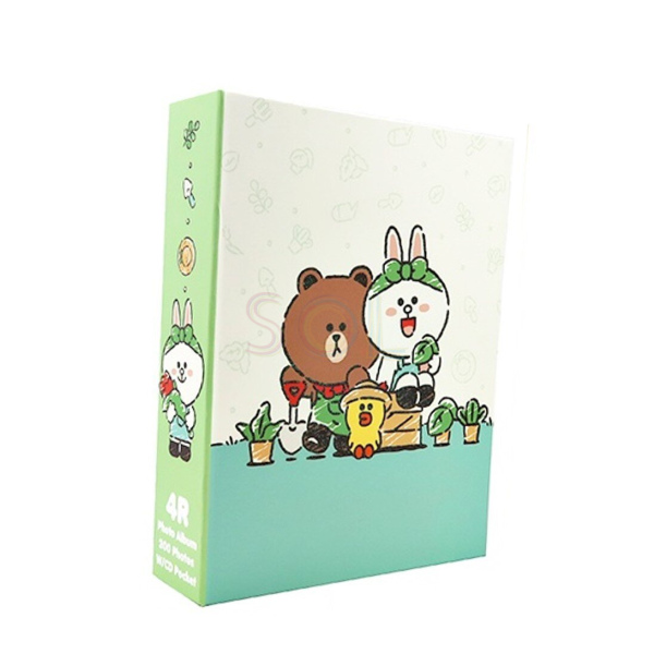 LINE FRIENDS 4R-200 相簿連CD套 GN