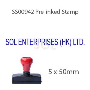 Stamp DIY Pre-ink Stamp 5x50mm