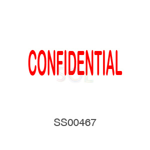 印章Stamp T1232 CONFIDENTIAL