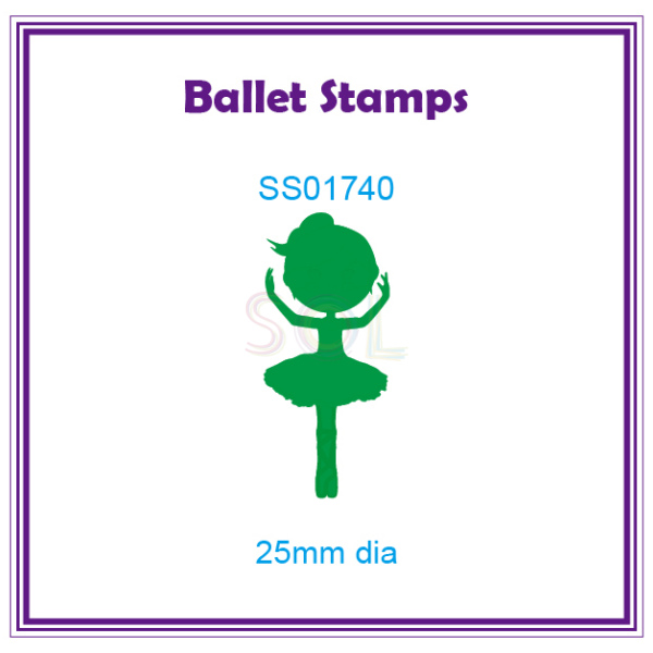 Ballet Stamp 25mm dia