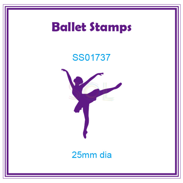 Ballet Stamp 25mm dia