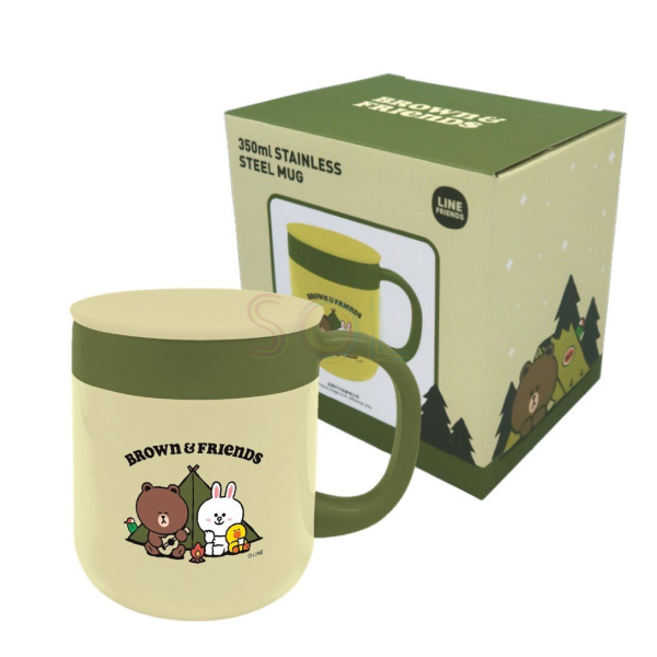 LINE FRIENDS 350毫升不銹鋼杯 GN