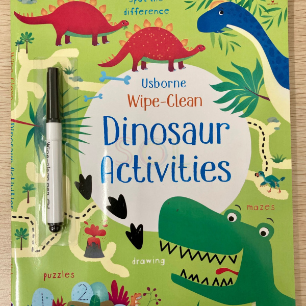 Usborne Wipe-clean Dinosaur Activities