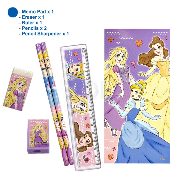 迪士尼公主-文具套裝 Princess 6P Stationery Set