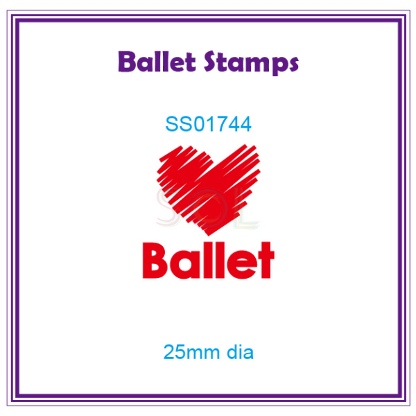 Ballet Stamp 25mm dia