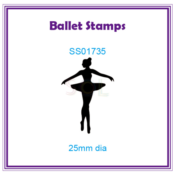 Ballet Stamp 25mm dia