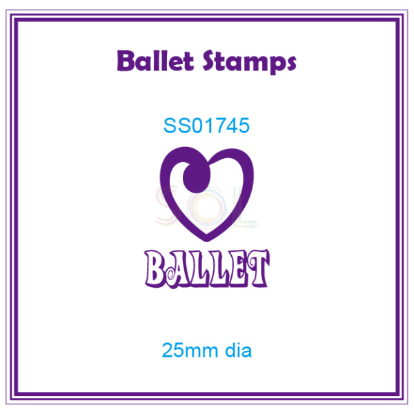 Ballet Stamp 25mm dia